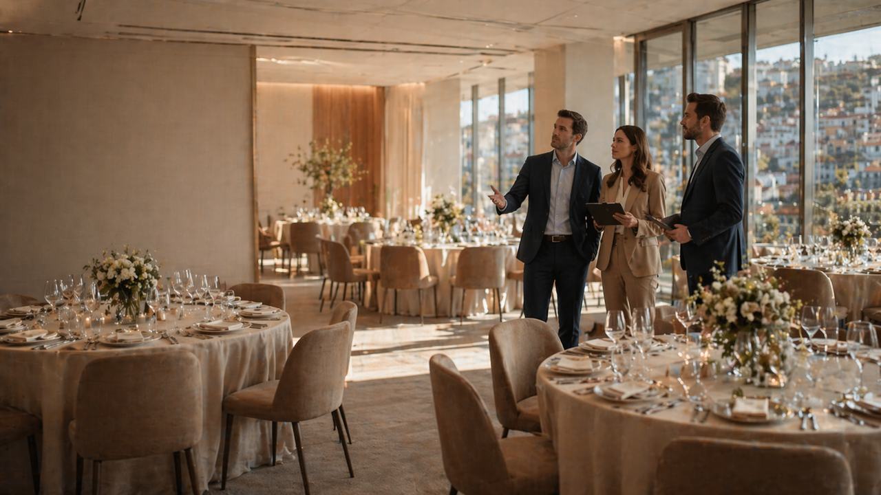 Espaços para jantar de Natal de empresa em Lisboa: o que deve comparar