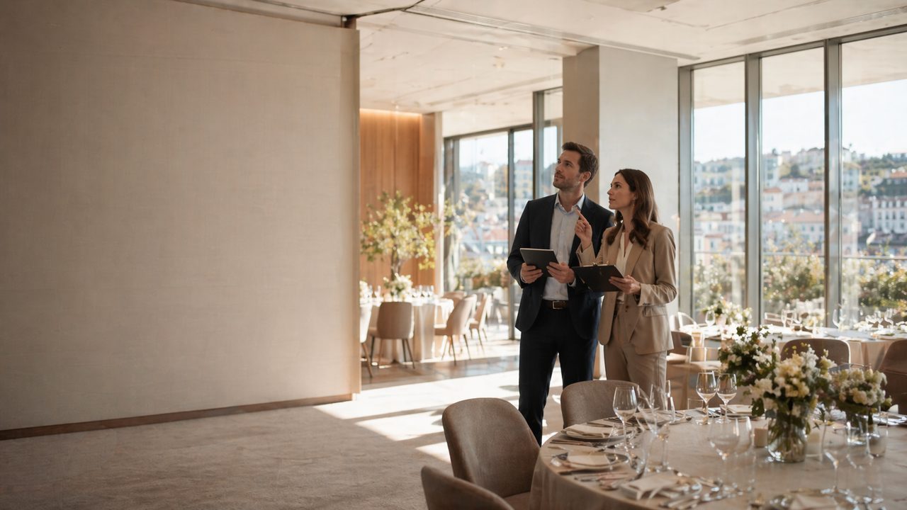 Quanto custa alugar um espaço para evento em Portugal